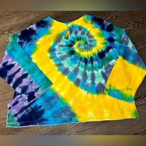David Dart Tie Dye Blouse Medium